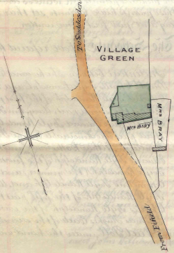 Sketch plan from 1925 conveyance is of uncertain accuracy.