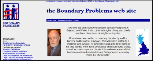 Click here to go to Boundary Problems web site
